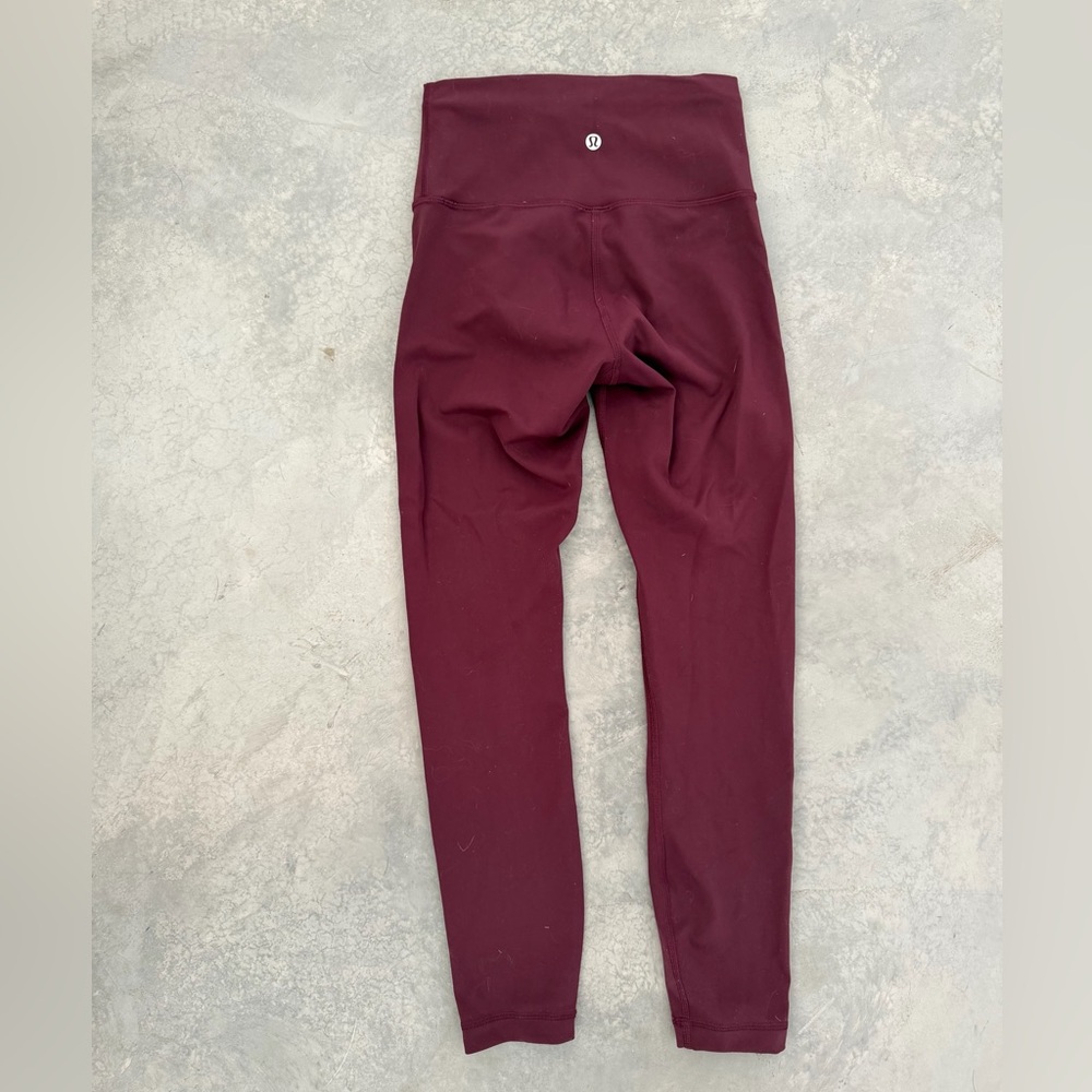 Lululemon Wunder Train 25” Cassis (Goodnight Plum) Size 4